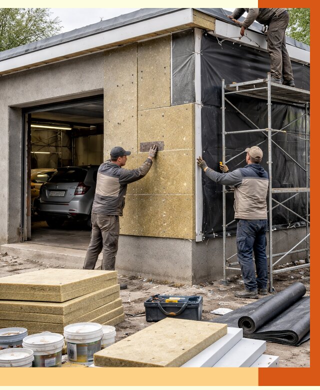 Утепление автосервиса в Рязани ппу, пеноизоляция, от 14889 руб/м2 — ТепломастерРзн